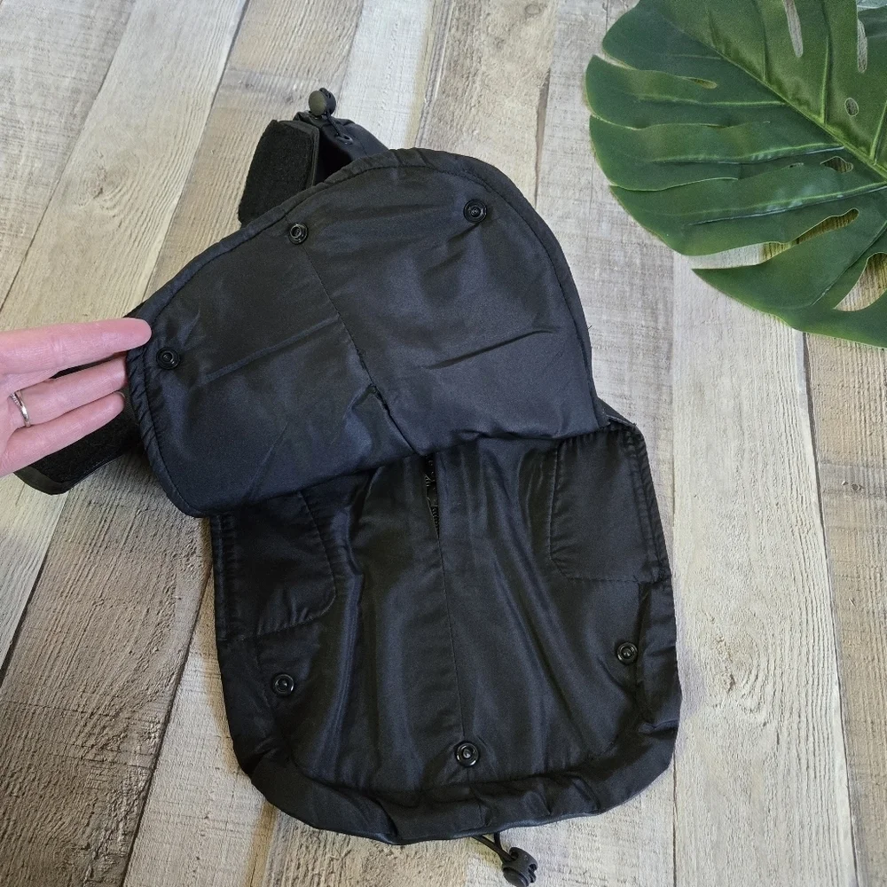 RIFRUF | Stormhunter Dog Raincoat in Truffle (black) sz 10